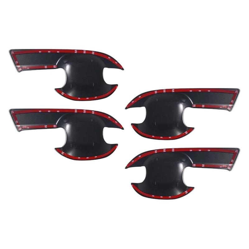 Cars Accessories Door Bowl Cover For Isuzu Mux -2025 Black Car Exterior Decoration Stickers Upgrade Modify A Car