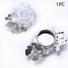 1PC Accessories Wedding Button Decoration Gift Jewelry Electroplating Rose Shape Rhinestone Cufflinks Exquisite 30/40x17mm