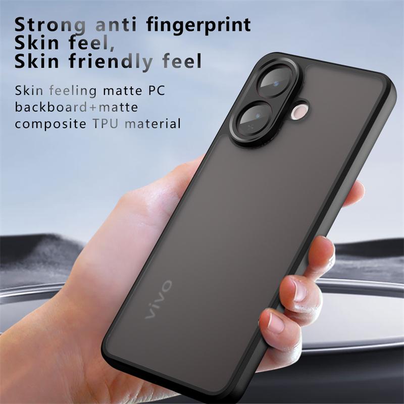 Translucent Matte Phone Case For Vivo iQOO Z10R Global Shockproof Matte Back Cover Vivo iQOO Z10R Case For Vivo iQOO Z10R Case