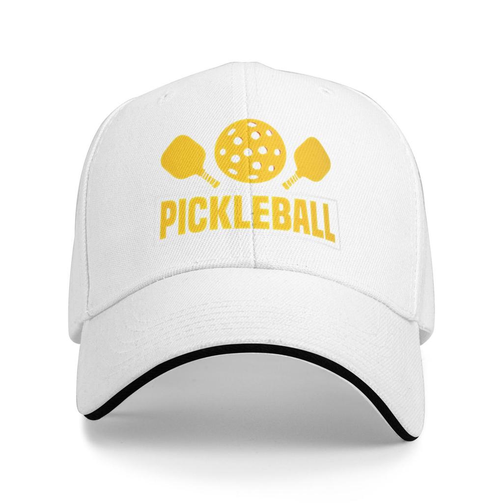 Pickleball Paddle Post Workout Baseball Cap Heat Transfer Logo Polyester Quick-Dry And Casual Team Practice Cap