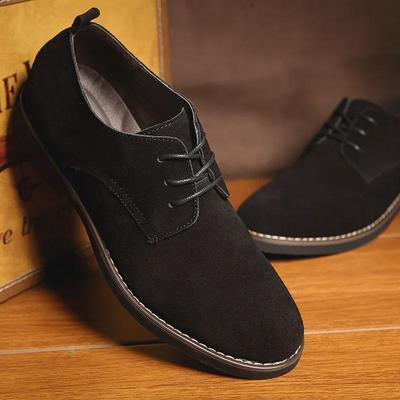 Scarpe da Uomo Grandi in Pelle Scamosciata Business Casual, Taglie 45-48