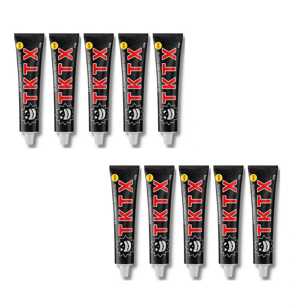 TKTX 55% Numbing Cream 10g Black/white/blue/yellow/green/gold/red
