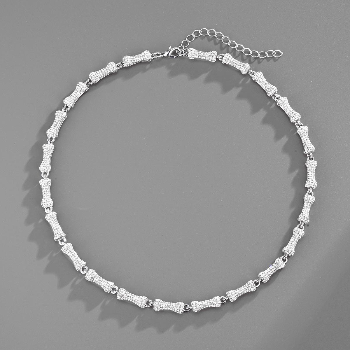 2023 Trendy Mini Bone Cuban Link Hip Hop Couple Jewelry