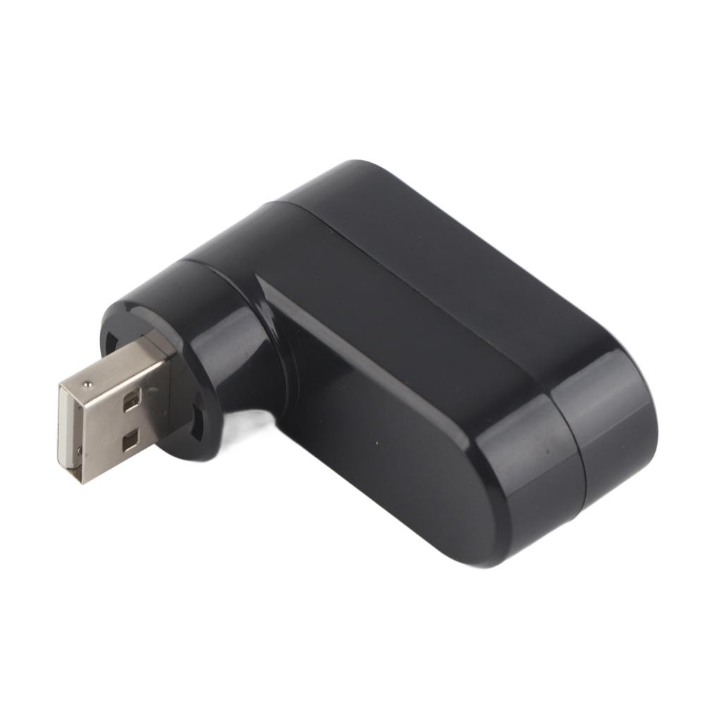 Usb Splitter Mini Portable In Line Usb 2.0 Docking Station 3 Port Splitter 180 degrees  Rotation Expansion
