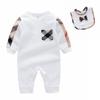 Newborn Baby Long-Sleeve Cotton Jumpsuit - Spring & Autumn Pajamas for Boys & Girls