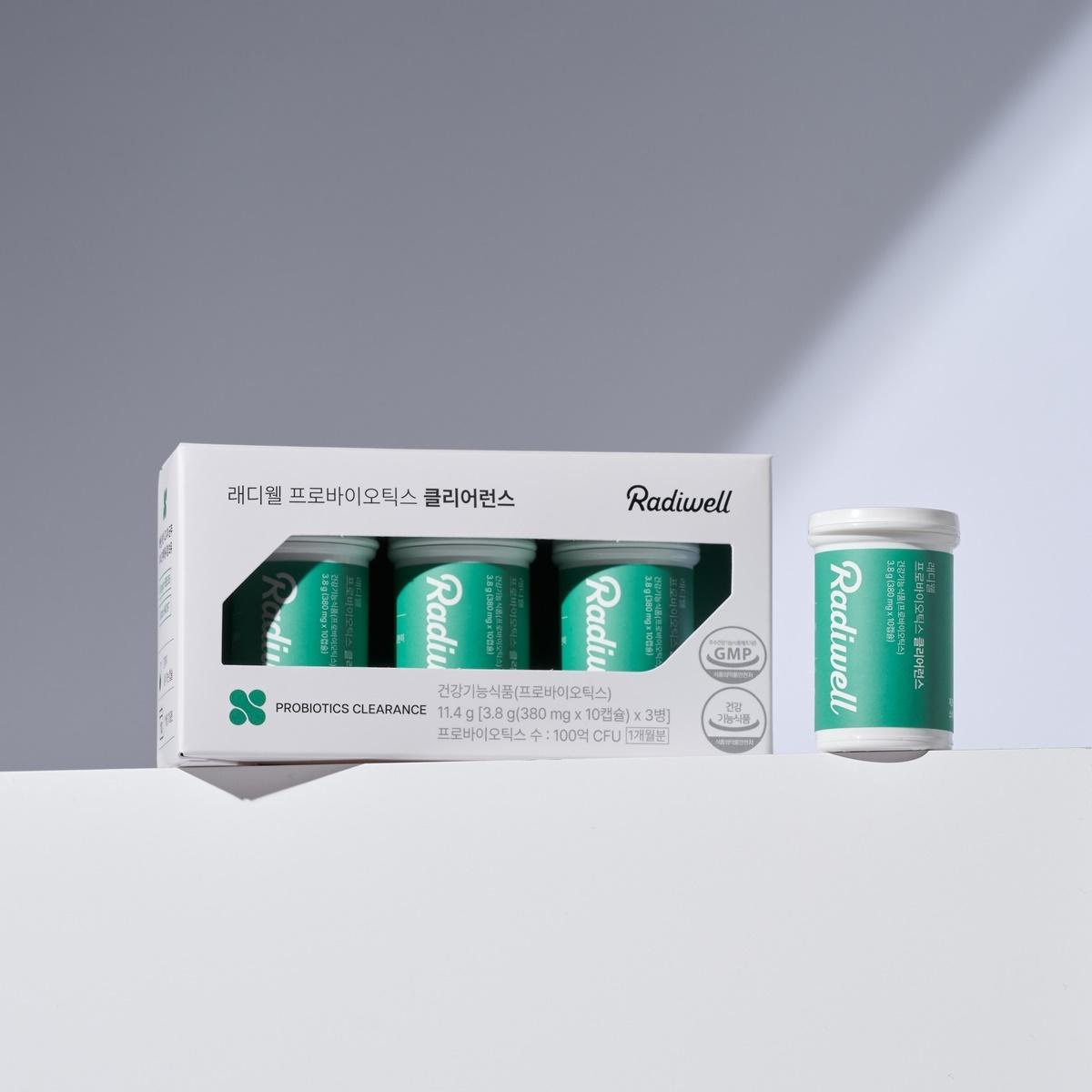 

Radiwell Probiotics Clearance 10 капсул*3 флакони (30-денний запас) Clearance: 1 month supply