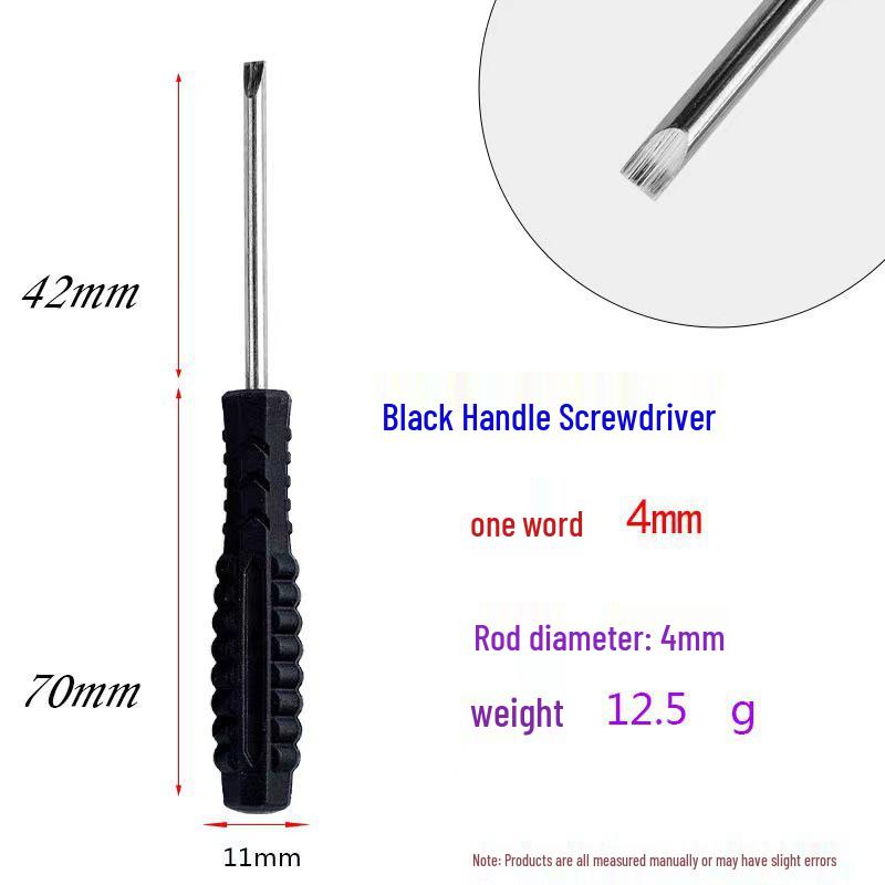 Complimentary 5mm Phillips/Slotted Screwdriver for Toy, Appliance, Furniture, and Car Use.