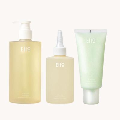 Eiio Silky Glow šampón + voda + morská soľ na odstraňovanie zubného kameňa = najlepšia súprava na vlasy a pokožku hlavy (3 Možnosti)