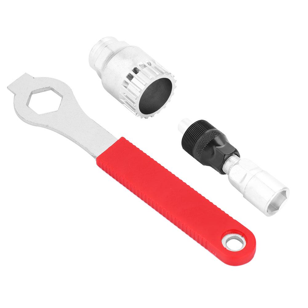 Crank Extractor Bottom Bracket Remover Steel Crankset Repair Tool Set for Bicycle Bike