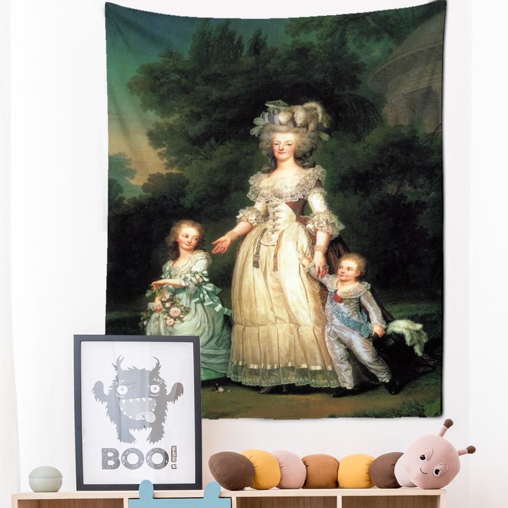 

Настенный гобелен с персонажами китайской оперы, тайна, ретро-искусство, хиппи, тапиз, эстетика, домашний декор для комнаты 95x70cm