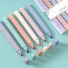 6Pcs Morandi Color Double Head Highlighters for Students Notes Quick Dry Drawing Color Markers Art School Supplies Stationery