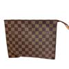 LOUIS VUITTON business bag Cosmetics Pouch Damier PVC coated canvas Poche Toilette 26 Limited Edition Clutch bag Brown PVC coated canvas Used