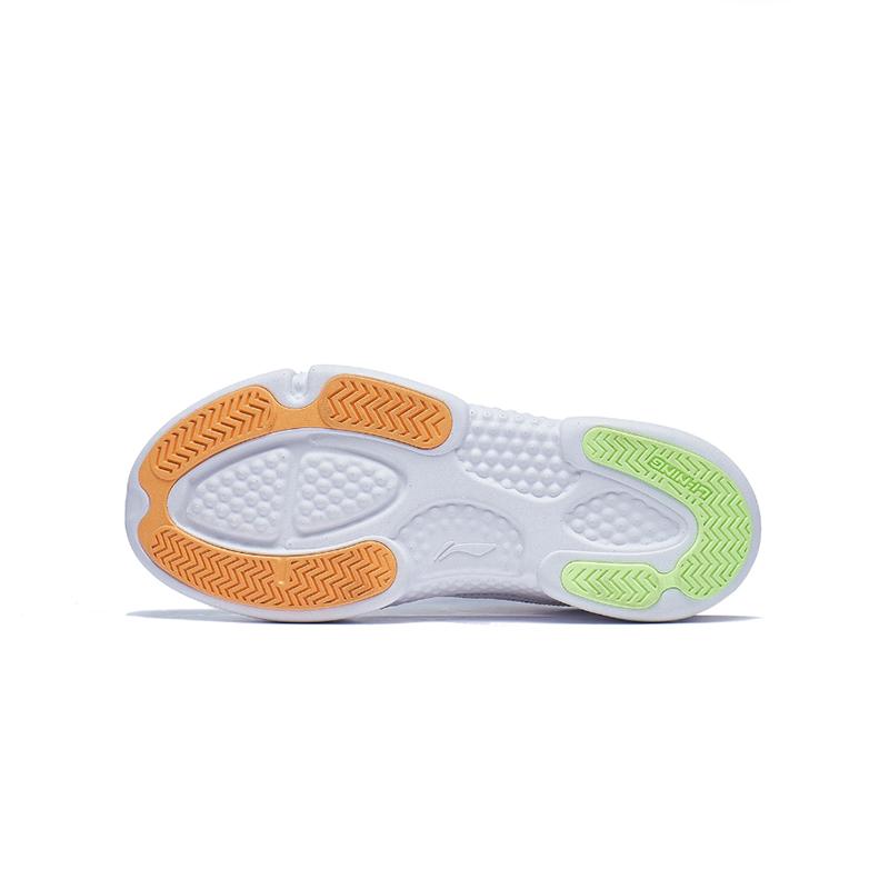 Li Ning Kids Sports Lifestyle Series Springback Shock Absorption Low-Top Casual Shoes Kids Casual Shoes Standard-White YKCT106-2