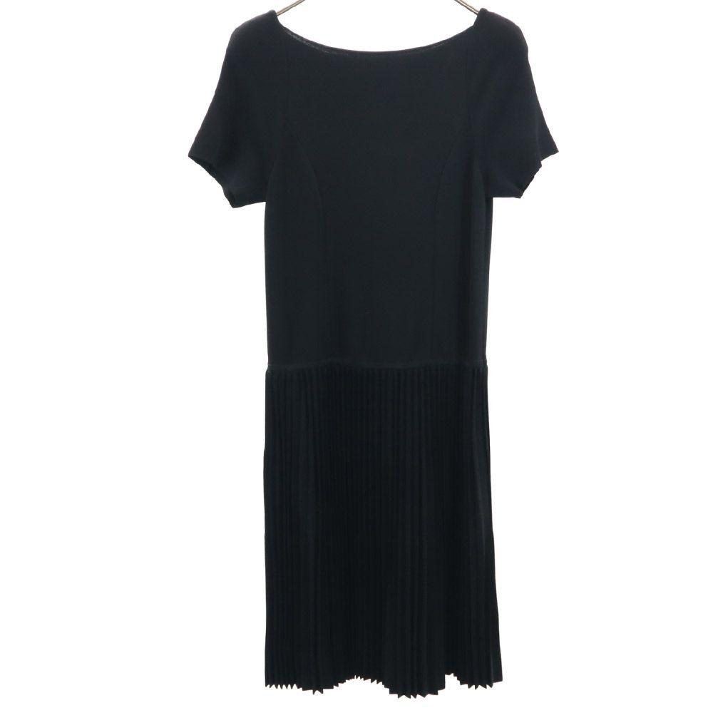 FOXEY NEW YORK Made In Japan Short Sleeve One Piece 38 Black Women Used