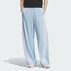 Adidas SS25 Banana Knit Joggers Simple Loose Striped Versatile Casual Pants Women Bottoms Blue KE5893