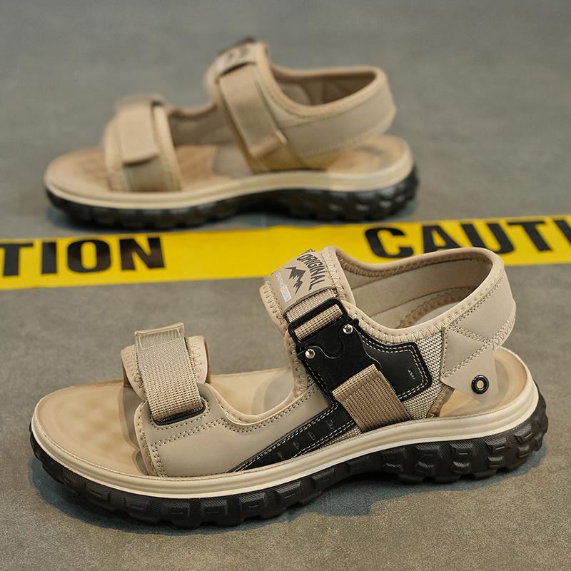 

Fashion CYYTL Mens Sandals Casual Shoes Summer Beach Outdoor Slippers Walking Slides Comfort Luxury Designer Leather Lightweight Fashion 44