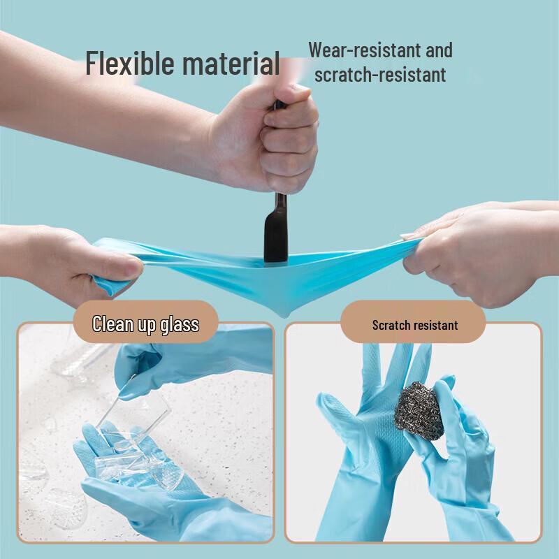 CHAHUA PVC Durable Dishwashing Gloves