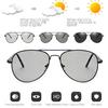 Sunglasses Polarized Photochromic Goggles Men Driving Fishing Transition Glasses