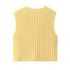 Women's Pocket Sleeveless Knitted Vest – 13 Colors, European & American Style, 2024 Spring & Autumn Collection