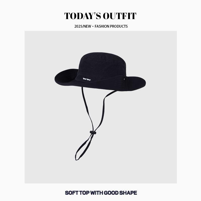 

Новая шляпа-панама с двойными полями, защита от УФ-лучей, для активного отдыха, пешего туризма, шляпа для пеших прогулок, защита от солнца, солнцезащитная шляпа-ведро One size