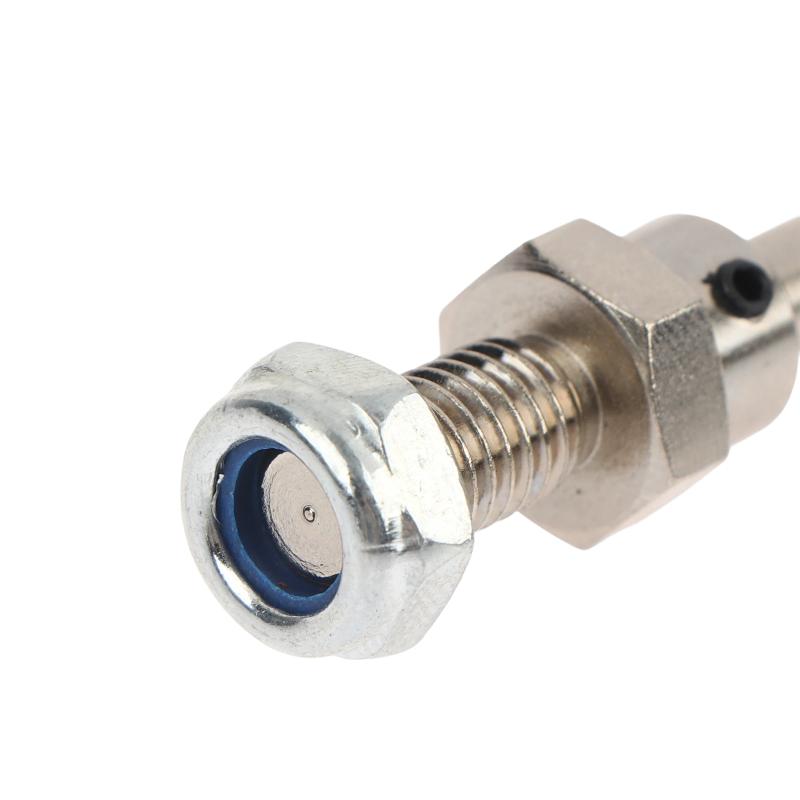 2 Pcs Precision Steel Wheel Axles with Stop Nuts 3/4/5/6MM for RC Aircraft Landing Gear Assembly