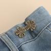 Pentagram Adjustable Waist Button for Pants Detachable Button Perfect Fit Jeans Buckle Waist Tightener Clothing Accessories