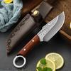 Stainless Steel Meat Cleaver Kitchen Boning Knife Kitchen Vegetable and Fruit Slicing Knife Handle Knife with Cover