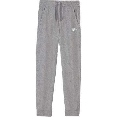 Sportswear Club Logo Embroidered Solid Color Joggers With Drawstring Kids Bottoms Grey DA0864-091