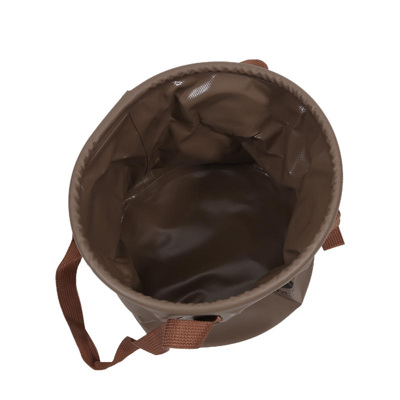 10L Camping Bucket Waterproof Water Storage Bucket Portable Water Bag Foldable Basin With Handle Camping Supplies