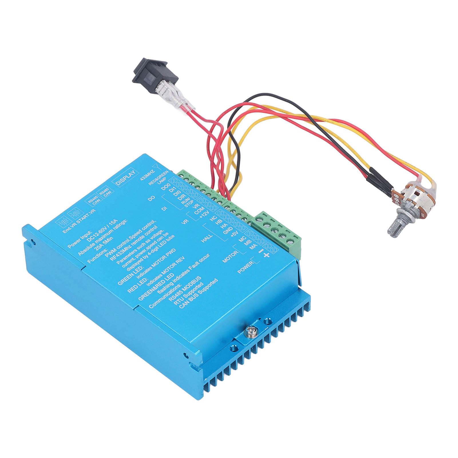 

Регулятор швидкості двигуна Низьковольтний регулятор швидкості двигуна Регулятор для нагрівача Автомобільний DC1260В 15А