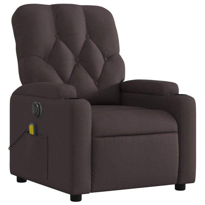 VidaXL Electric Reclining Massage Armchair, Relaxation Chair with Adjustable Backrest and Footrest, Seat of 3204703