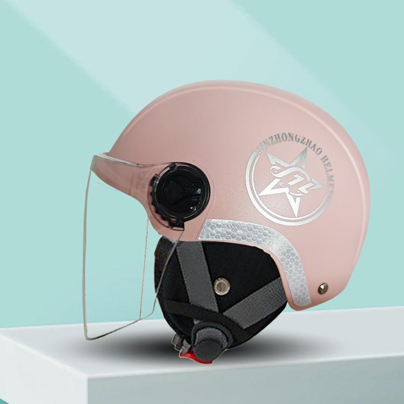 Unisex Electric Vehicle Sun Protection Half Helmet for Motorcycles & Scooters