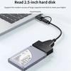 SATA zu USB 3.0/Type-C Adapter Sata-Kabel 2,5/3,5 Zoll SSD HDD SATA III Festplattenlaufwerk mit 12V/2A Netzteil