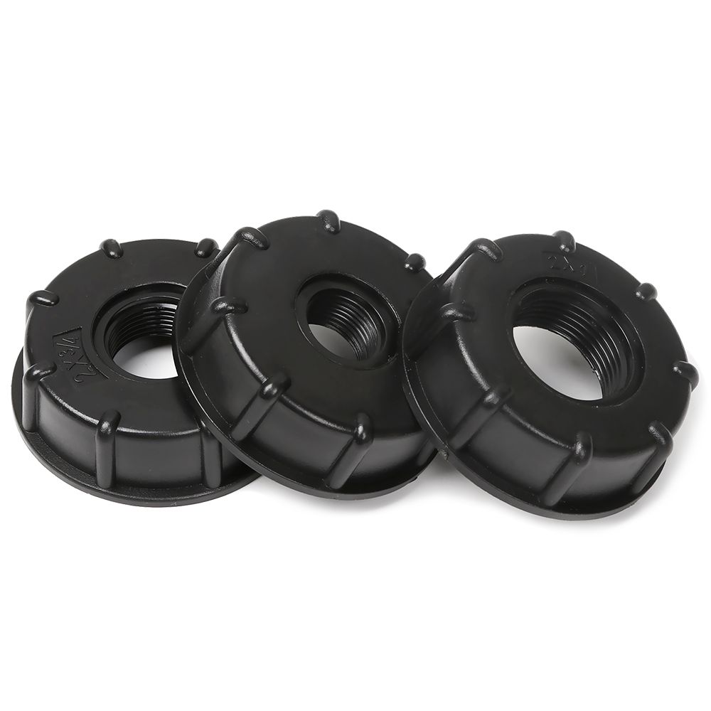 Portable 3/4" Plastic 1/2" Coarse IBC Tank Fittings Adaptor Connector Threaded Cap