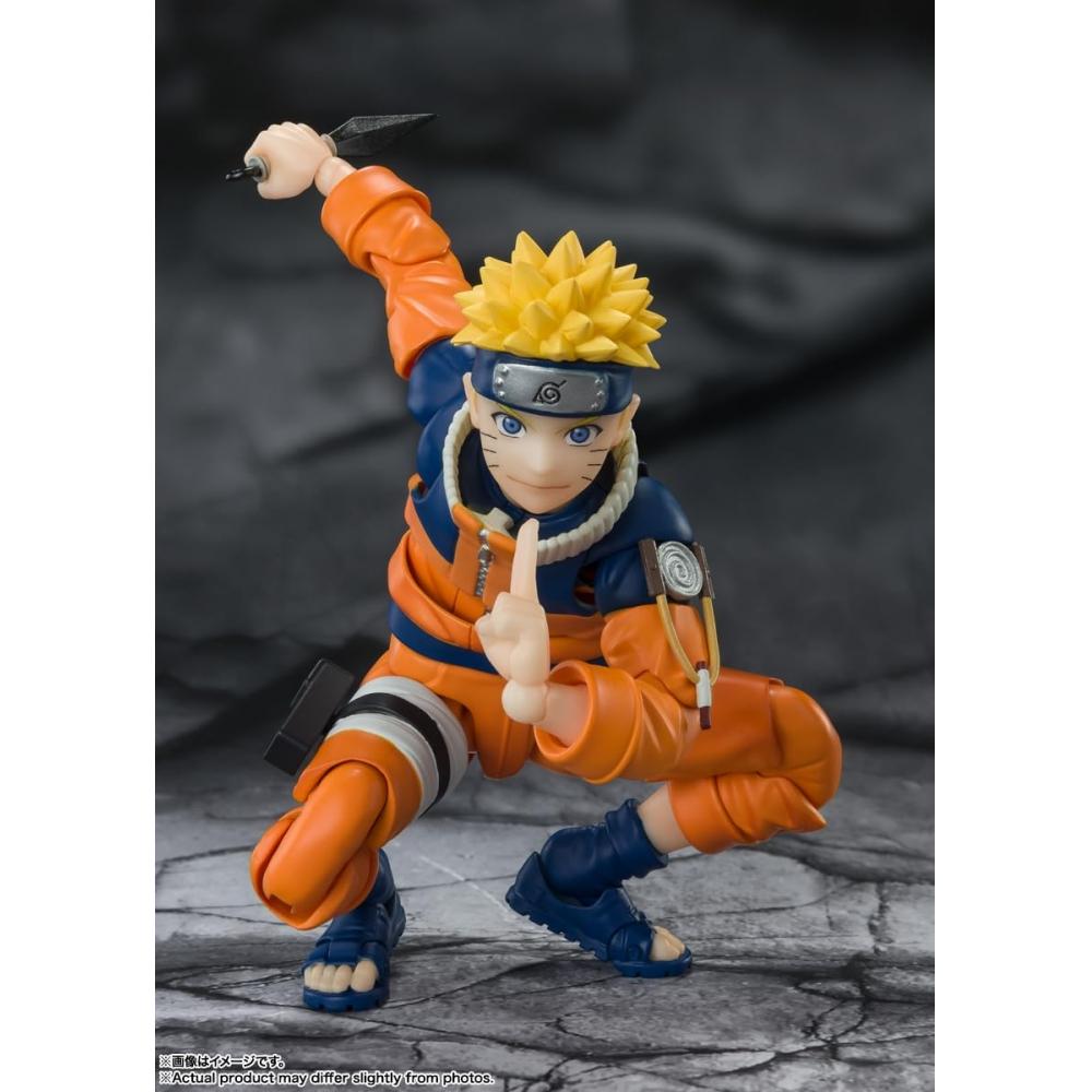 SHFiguarts NARUTO Naruto Uzumaki - Den mest uventede slapstick-ninjaen - Ca.. 135 mm ABS&PVC malt bevegelig figur BAS64181