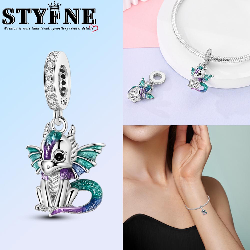 Anniversary Copper Color Cute Cat Blue Moon Owl Rabbit Mermaid Animal Charms Pendants Fit Original Bracelets Diy Jewelry
