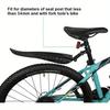 2pcs  Bicycle Mudguards, PA Nylon Front & Rear Mudguards, Carbon Fiber Pattern Bike Fenders Set, Cycling Road Mountain Bike Accessories