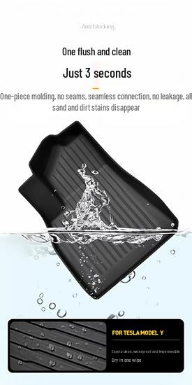TPE Floor Mats for Tesla Model 3 Interior & Trunk