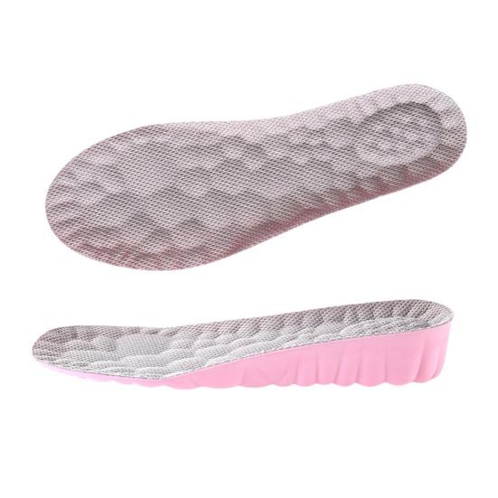 1 Pair 4D Cloud Height Increase Insoles for Men Women Heel Lift Cushion Inserts Soft Memory Foam Height Booster Insoles