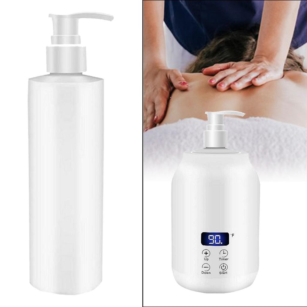 Massage Oil Bottle Beauty Tool Accessories Subdivided Bottle Multifunction Oil Bottle Warmer Accessory Dispenser Heater Bottle