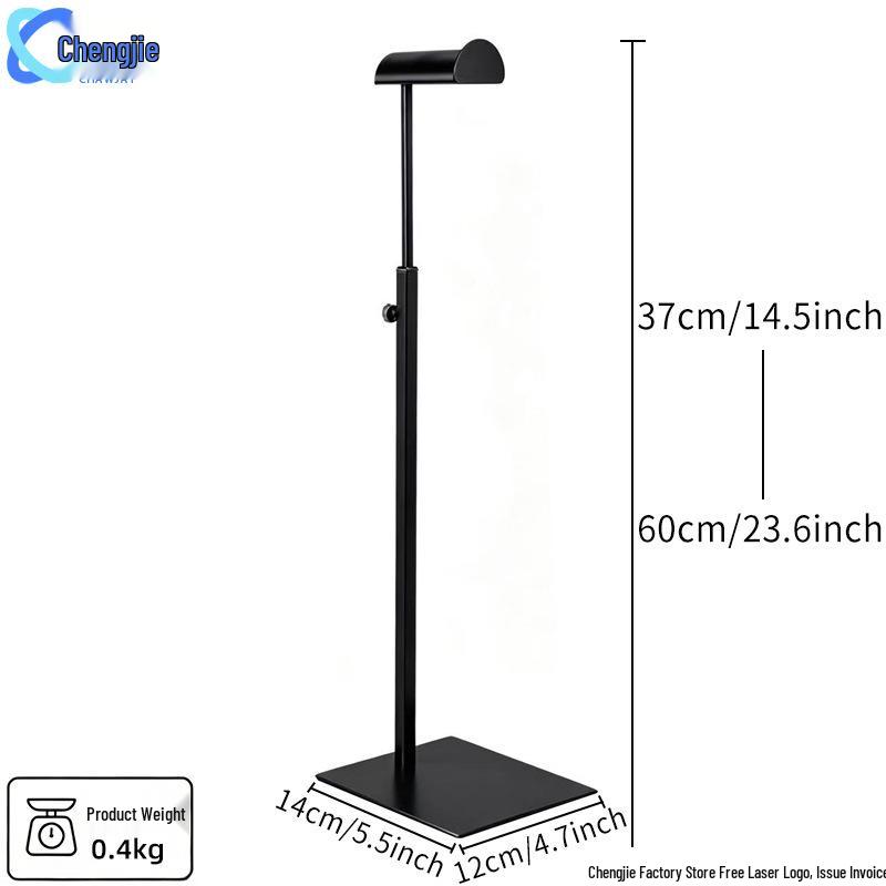 Adjustable Stainless Steel Floor-Standing Bag Display Stand for Women's Bags