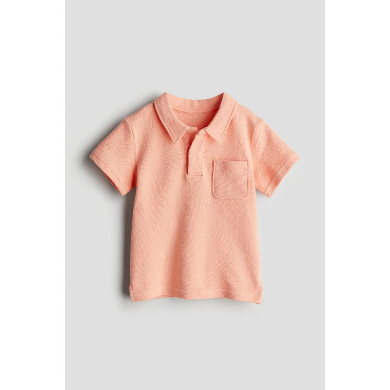 

HM Children s Clothing Baby Boy Baby Girl Polo Shirt Red Cute Plaid Looped Fabric Short-Sleeved Underwear Pullover 1235388