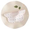 Flower Shape Baby Drooling Bibs Round Neck Saliva Towel Cloths Cute Baby Cotton Bibs  Infant