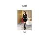 2025 Spring Fashion Print Chiffon Dress with Flared Sleeves for Plus Size Women