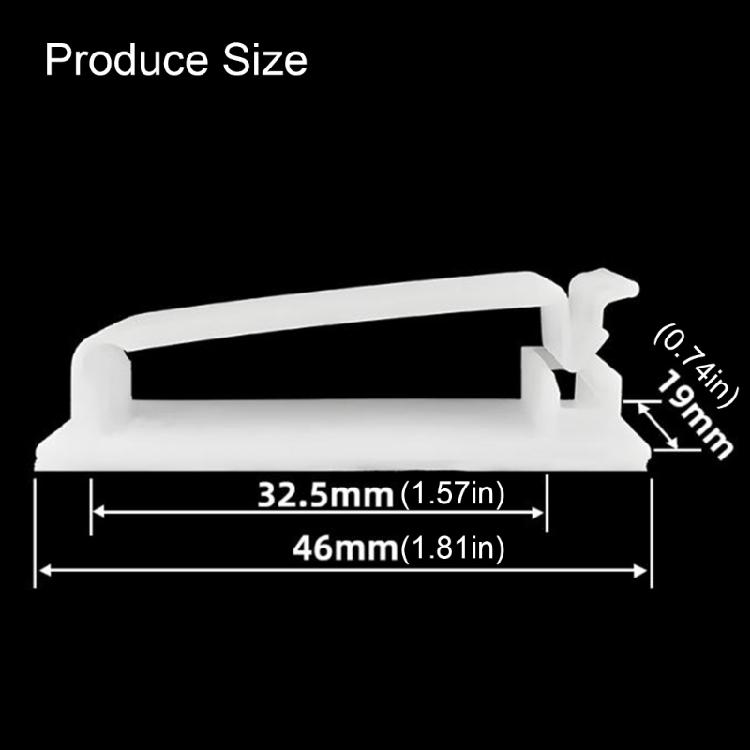 10Pcs Cable Clip Cord Holder Holder Cable Management Charging Wire Holder Clip for Desk Home Office Car Accessories