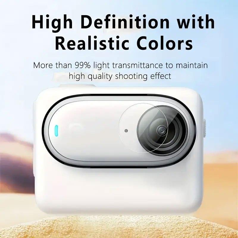2-in-1/4-in-1 Screen  Lens Tempered Glass Film for Insta360 GO 3S/GO 3 - Scratch-resistant Wear-resistant HD Clear Film