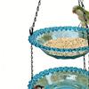 Hanging Bird Bath And Feeder Outdoor Bird Bath Feeder Bowl Bird Bath Bowl Attracts Wild Birds for Garden Yard Decor