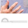 Goniometer Joint Range Motion Protractor 180 Degree Transparent Clear Mark Finger Measuring Physical Therapy Ruler