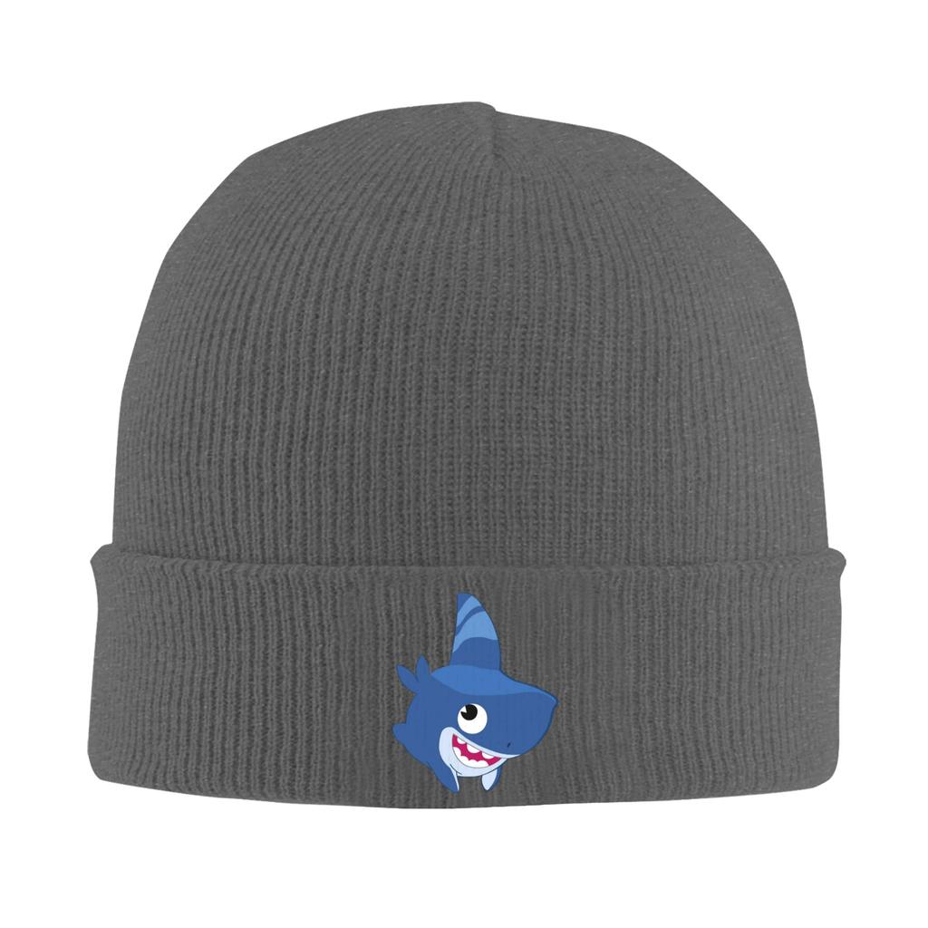 Funny Shark Dog  Warm Knitted Cap Winter Knit Bonnet Hat Skullies Beanies Hip Hop Caps for Unisex