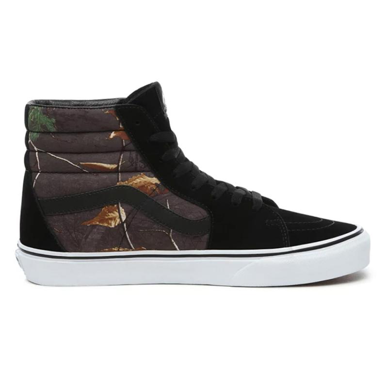 Vans Realtree Xtra X Vans SK8 HI Crossover Casual Skateboarding Shoes Unisex Black White Vans VN0A4BV6TGO